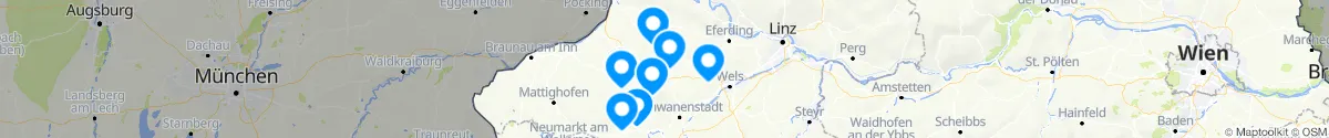 Map view for Pharmacies emergency services nearby Pram (Grieskirchen, Oberösterreich)